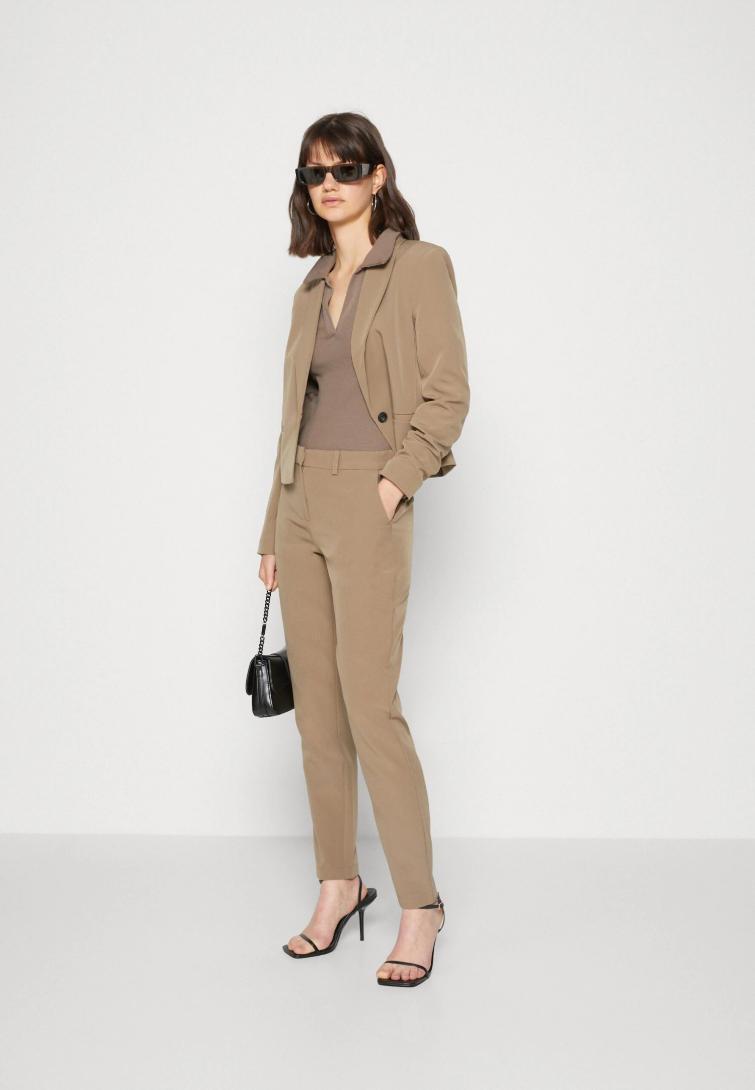 Vila Vimary Pant - Broek - Brown Lentil 4 Vila Vimary Pant - Broek - Brown Lentil - Afbeelding 2