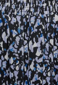 Vifalia Midi Skirt - A-Lijn Rok - Black/Mazarine Blue Combo -Dames 531e1f17289e41649d81e945936e608a