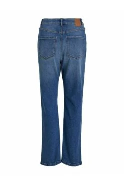Vila High Waist - Straight Leg Jeans - Medium Blue Denim -Dames 53adcf33562b4112864aaa6dc806da3d