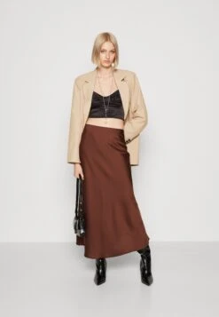 Vila Viellette Long Skirt - Maxirok - Shaved Chocolate 9 Vila Viellette Long Skirt - Maxirok - Shaved Chocolate -Dames 549950da95c34171929a8a62fc975214