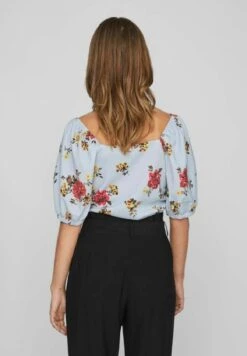 Vila Puffärmel - Blouse - Cashmere Blue -Dames 549fc171c6544171850dbcb4c09d55d8