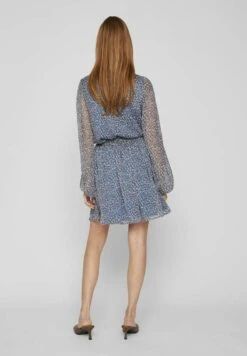 Vila Vifalia Dotta Hw Su Pb - Plooirok - Federal Blue -Dames 555ea0440c7c431e924d5786d540e232