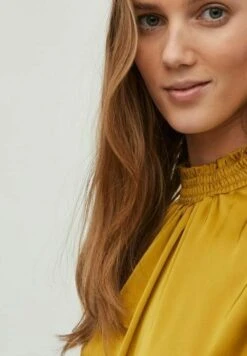 Blouse - Golden Palm -Dames 57b5f461878e4a329ae9a970e86c1c40