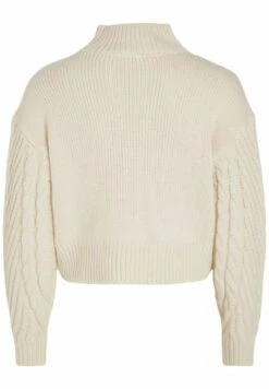 Vila High Neck - Trui - White Sand -Dames 582abcf4370f4f62a2ebe4a93199696c