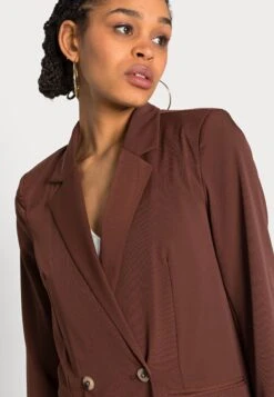 Vila Visally- Blazer - Chocolate Brown -Dames 5889dea34a4d4d92b04c4a9abe6150d8