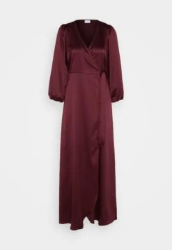 Vila Viellie 7/8 Wrap Dress - Galajurk - Burgundy -Dames 58e7616f0f7241a3a62ec0154baaff12