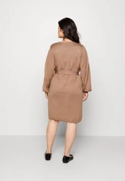 Vitracy Dress - Gebreide Jurk - Brown -Dames 5aa566eb999c41bc8d625d0c3f07666b