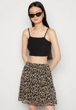 Vila Vifalia Short Skirt - Minirok - Black/Brown