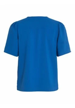 Vila Mit Kurzen Ärmeln V-Ausschnitt - Blouse - Lapis Blue 13 Vila Mit Kurzen Ärmeln V-Ausschnitt - Blouse - Lapis Blue -Dames 5b7cab40df1743499fa9fdd450cb8188
