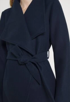 Vila Vicooley Collar Belt Noos - Halflange Jas - Navy -Dames 5bc07eae97d4422f943242ec69680976