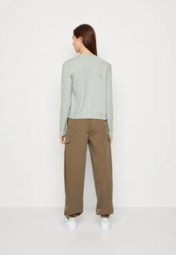 Vila Viril Short Cardigan - Vest - Green Milieu Melange -Dames 5c3d0a0a3d974f87a6675a6a9b35b665