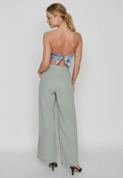 Vila High Waist Straight Fit - Broek - Green Milieu -Dames 5c5eed7c3a0b44178135a8d9798348fc