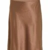 Midi Curve – - A-Lijn Rok - Brown Lentil -Dames 5cd68ef3fd1c41e789ed72f296a7573b