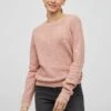 Vila Vidalo O-Neck L/S /Su - Noos - Trui - Misty Rose