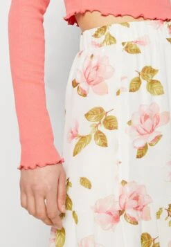 Vila Vimilina Flower Midi Skirt - A-Lijn Rok - Snow White -Dames 5d7a13df4e284789bd06e08dfcbab0bb