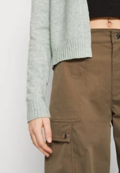 Vila Viril Short Cardigan - Vest - Green Milieu Melange -Dames 5e10602b887d4b9ab80ab9069712343a