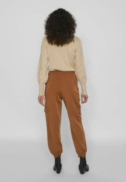 Vila High Waist - Cargobroek - Caramel Cafã -Dames 5e38d575b2c5411a83d3955e7acad9de