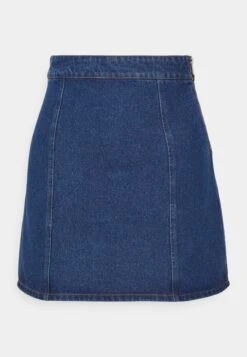 Vinelly Skater Skirt - A-Lijn Rok - Medium Blue Denim -Dames 5eb3b9e058dd47b9ba9a81e3ae182498