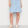 Vila Viskirty Fanzi Belt Skirt - Minirok - Light Blue Denim
