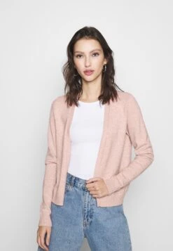 Vila Viril Short Cardigan - Vest - Misty Rose