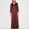 Vila Viellie 7/8 Wrap Dress - Galajurk - Burgundy