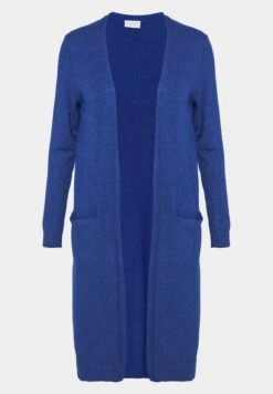 Vila Viril Long Cardigan - Vest - Mazarine Blue Melange -Dames 65088eb5d0294a449f10240f0796c047