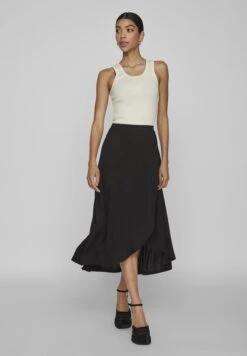 Vila Wickeloptik - A-Lijn Rok - Black 21 Vila Wickeloptik - A-Lijn Rok - Black -Dames 653896cf0bd04aff80e85107823075c3