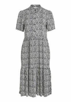 Vila Kurzärmeliges - Blousejurk - Cloud Dancer -Dames 65d9dbfee55a4ff3a3d1fdd3a604cbdc