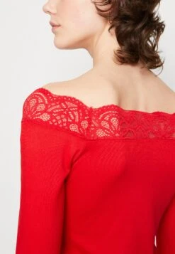 Vila Vibe Off Shoulder - Longsleeve - Flame Scarlet -Dames 665dd521085946d997400275fdd287ca