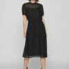 Vila Kurzärmeliges - Jurk - Black