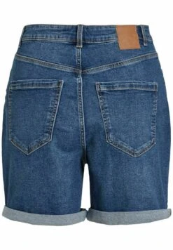 Vila High Waist - Jeansshort - Medium Blue Denim -Dames 687e08099c034353a1e0df81e1a401b1