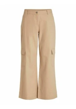 Vila Mid Rise - Cargobroek - Beige/Mottled Beige -Dames 68c891e2cb72419e98c0df1a86e94bba