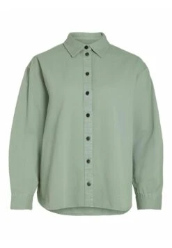 Vila Shacket Loose Fit - Spijkerjas - Green Milieu -Dames 69c7d409a9464b21a7062709a29337d3