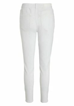Vila High Waist - Jeans Skinny Fit - White Denim -Dames 6ac73474bfa644d3b3a81f63d2467673