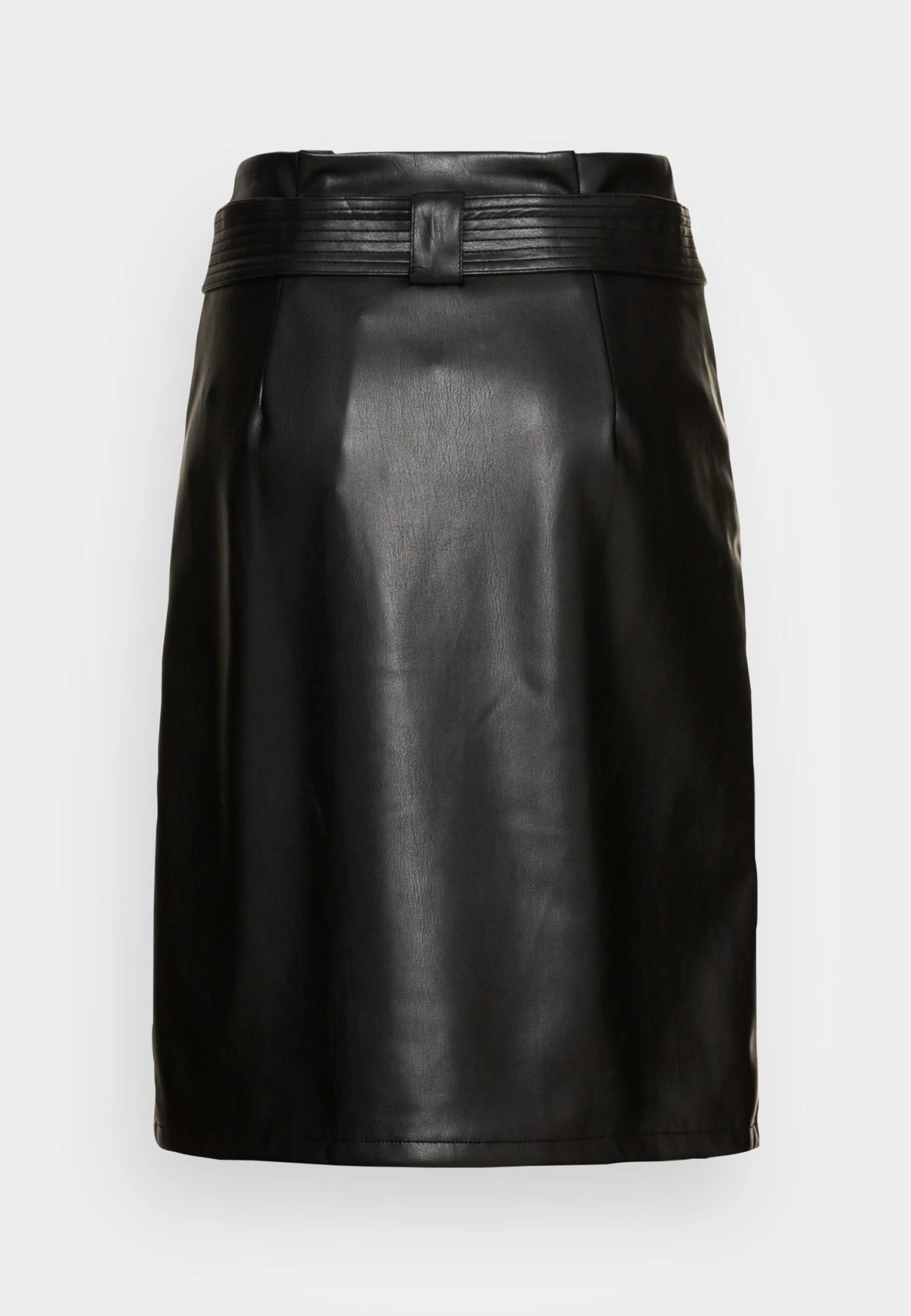 Vila Vipen Coated Skirt - A-Lijn Rok - Black 4 Vila Vipen Coated Skirt - A-Lijn Rok - Black - Afbeelding 2