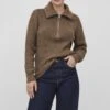 Vila Vibooba- Trui - Walnut -Dames 6be00ccc56dd4ee8a370f8cf26f412ea