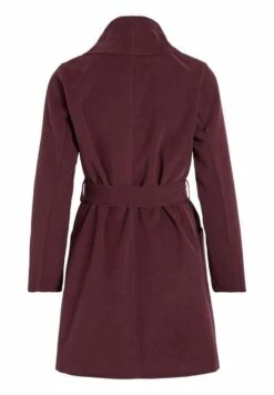 Vila Viapple- Halflange Jas - Bordeaux/Brown -Dames 6c3b17f343cc43f08996f77efbf3d731