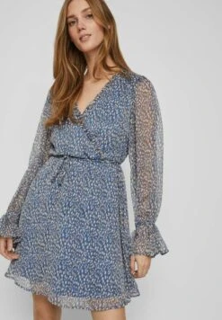 Vila DottaL/S - Jurk - Federal Blue