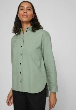 Vila Shacket Loose Fit - Spijkerjas - Green Milieu -Dames 6f5094ca441d4f12815e20147ce488ee