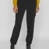 Vila High Waist - Cargobroek - Black