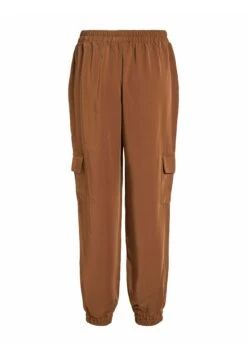 Vila High Waist - Cargobroek - Caramel Cafã -Dames 70f1bb2964f942ba8c34e74ff52bf563