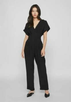 Kurzärmeliger - Jumpsuit - Black