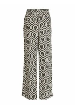 Vila High Waist Gemusterte - Broek - Black -Dames 72baaf56ce7b4d1fa4400dcad14a5f84
