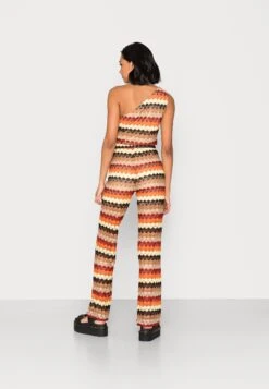 Vila Vijoe Pants - Broek - Brown/Orange -Dames 7301bfe4ce614cf8a1a61f4c74cafe65