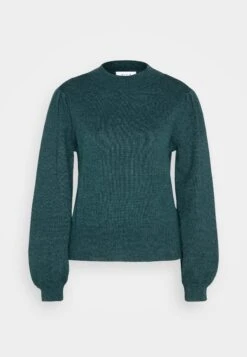 Vila Viril Turtle Balloon - Trui - Ponderosa Pine Dark Melange -Dames 73b794c89caf4a159442570faba118da