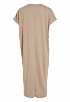 Vila Midi Kurzärmeliges - Jurk - Savannah Tan -Dames 73ff01f6f91f4c02afd80b277c4dd1e8