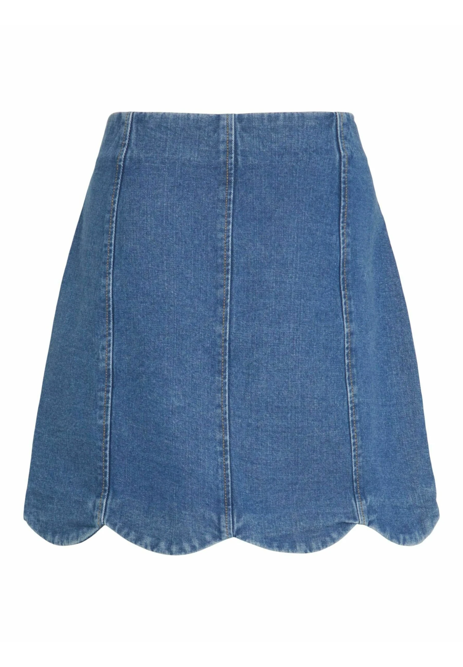 Vila A-Lijn Rok - Medium Blue Denim 8 Vila A-Lijn Rok - Medium Blue Denim - Afbeelding 6