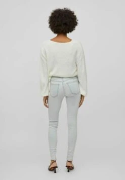 Vila Skinny Fit Mid-Rise - Jeans Skinny Fit - Light Blue Denim -Dames 7723f0fc806a49688c71b4940dc7974f