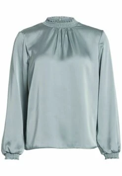 Vila Langarm Gesmoktes - Blouse - Green Milieu