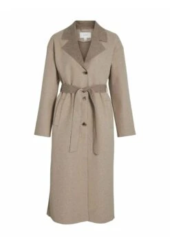 Vila Gebundener Longline - Trenchcoat - Brown Lentil -Dames 7796c0b6fc2942afb321dc3dfe949d99